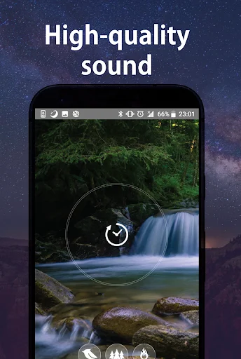 Sleep Sound ڈاؤن لوڈ کریں – پرسکون نیند کے لیے بہترین مفت میوزک ایپ - Screenshot 2