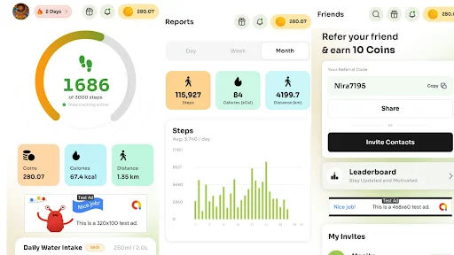 Walk Wallet ڈاؤن لوڈ کریں – روزانہ قدم ٹریک کریں اور انعامات حاصل کریں - Screenshot 17