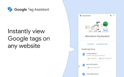 Tag Assistant Companion ڈاؤن لوڈ کریں – GTM اور gtag.js ڈیبگنگ - Screenshot 1