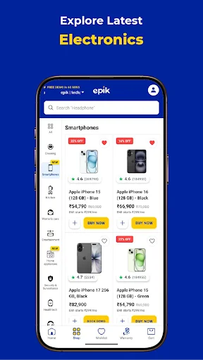 Epik ایپ ڈاؤن لوڈ کریں – الیکٹرانک گیجٹس کی تیز ترسیل - Screenshot 3