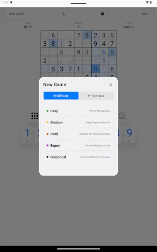Sudoku Trainer ڈاؤن لوڈ کریں – سوڈوکو ماسٹر بنیں اور گیم جیتیں - Screenshot 11