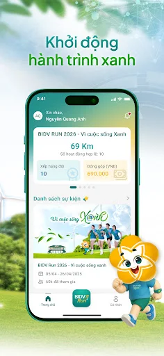 BIDV Run Plus ڈاؤن لوڈ کریں – صحت اور خیراتی دوڑ کے لیے بہترین ایپ - Screenshot 20