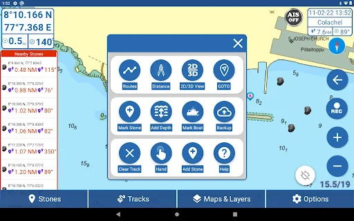 Kadal Map ڈاؤن لوڈ کریں – ماہی گیروں کے لیے بہترین نیویگیشن - Screenshot 20