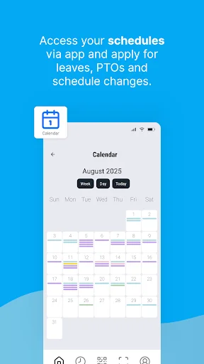 HRTeamware ڈاؤن لوڈ کریں – اپنے ورک شیڈول اور PTO کا نظم کریں - Screenshot 4