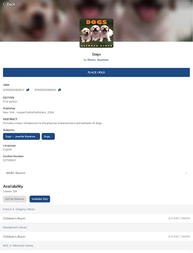 DC Public Library ایپ ڈاؤن لوڈ کریں – اینڈرائیڈ کے لیے مفت رسائی - Screenshot 16