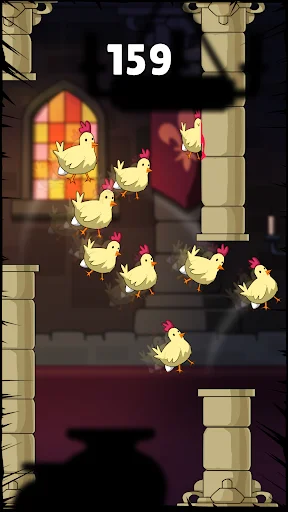 Fap Fap Chicken – Tsunami ڈاؤن لوڈ کریں – دلچسپ آرکیڈ گیم - Screenshot 12