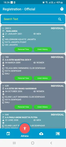 Innotex SwimPro ڈاؤن لوڈ کریں – تیراکی کی آن لائن رجسٹریشن - Screenshot 2