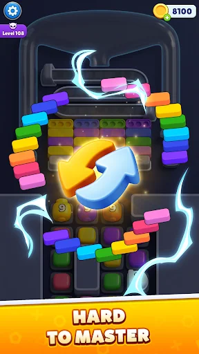 Color Beads Drop ڈاؤن لوڈ کریں – رنگین پزل گیم مفت - Screenshot 6