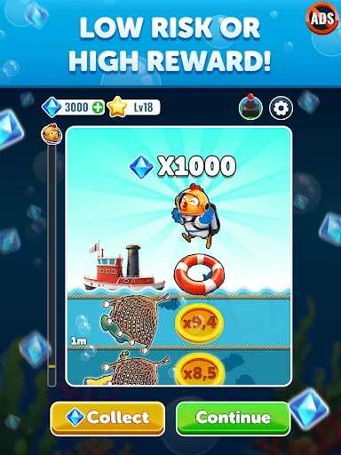 Chicken Cross – Sea Cross 2 ڈاؤن لوڈ کریں – مفت گیمنگ کا مزہ - Screenshot 9
