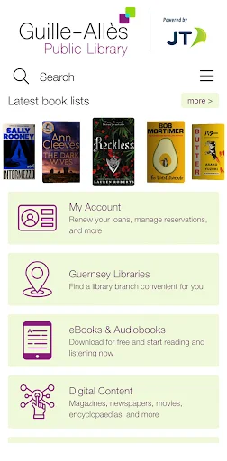 Guernsey Library ایپ ڈاؤن لوڈ کریں – اینڈرائیڈ کے لیے مفت رسائی - Screenshot 1