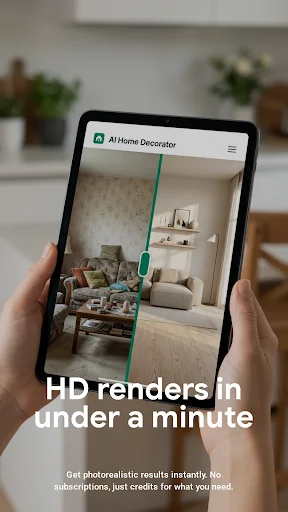 AI Home Decorator ڈاؤن لوڈ کریں – اپنے کمرے کو جدید بنائیں - Screenshot 9