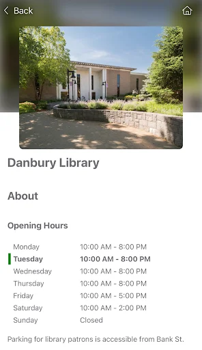 Danbury Library ایپ ڈاؤن لوڈ کریں – کتابوں کی تلاش اور اکاؤنٹ کا انتظام - Screenshot 6