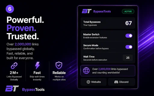 Bypass Tools Helper ڈاؤن لوڈ کریں – تیز اور محفوظ براؤزنگ - Screenshot 5