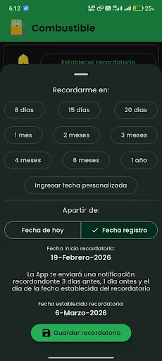 Historial Moto Mantenimiento ڈاؤن لوڈ کریں – موٹر سائیکل کی دیکھ بھال - Screenshot 8