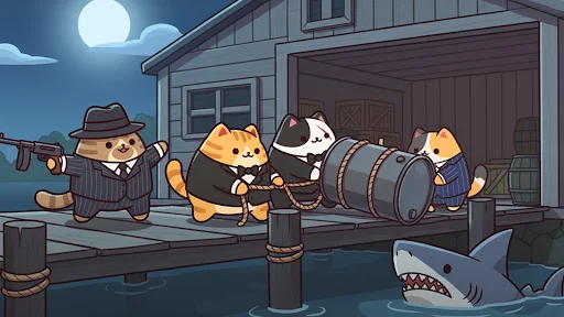 Cat Mafia : Idle Tycoon Games ڈاؤن لوڈ کریں – بلیوں کا شاندار بزنس گیم - Screenshot 22