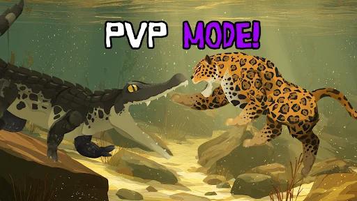 Tiger Fights Lion: Forest War ڈاؤن لوڈ کریں – جنگل کی جنگ کا تجربہ - Screenshot 4
