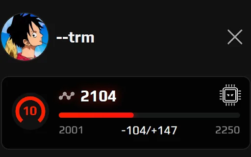 FACEIT FORECAST ڈاؤن لوڈ کریں – Faceit کے لیے بہترین سٹیٹس ایکسٹینشن - Screenshot 5
