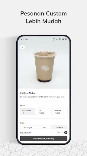 Kopi Nako ڈاؤن لوڈ کریں – کافی آرڈر کریں اور خصوصی پیشکشیں حاصل کریں - Screenshot 2
