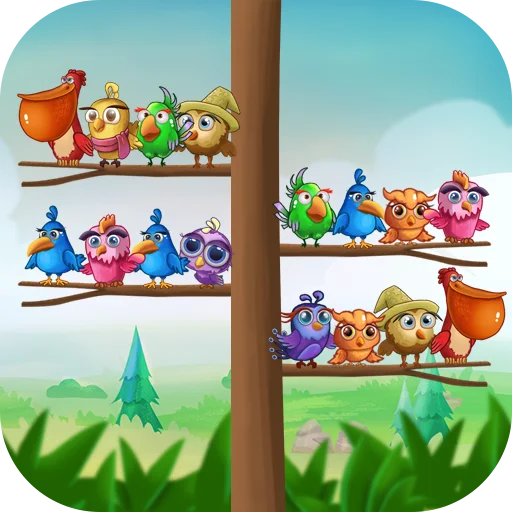 Bird Sort: Color Puzzle Master ڈاؤن لوڈ کریں – بہترین برڈ پزل گیم