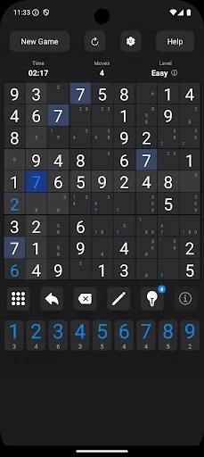 Sudoku Trainer ڈاؤن لوڈ کریں – سوڈوکو ماسٹر بنیں اور گیم جیتیں - Screenshot 2