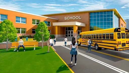 Teacher Simulator ڈاؤن لوڈ کریں – اسکول لائف گیم مفت - Screenshot 5