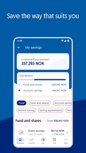 SpareBank 1 موبائل بینکنگ ڈاؤن لوڈ کریں – محفوظ اور تیز ترین بینکنگ - Screenshot 5