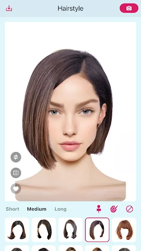 Hairstyle Try On – AI Haircut ڈاؤن لوڈ کریں – ورچوئل ہیئر اسٹائلنگ مفت - Screenshot 20