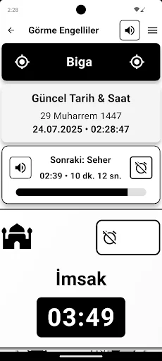 Türkiye Takvimi ڈاؤن لوڈ کریں – نماز کے اوقات اور قبلہ رخ - Screenshot 8