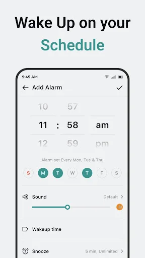 Alarm Clock ڈاؤن لوڈ کریں – سمارٹ الارم، ٹائمر اور سلیپ ساؤنڈز - Screenshot 3