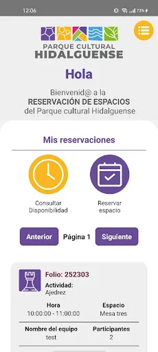 Parque Cultural Hidalguense ڈاؤن لوڈ کریں – ہڈالگو پارک بکنگ ایپ - Screenshot 4
