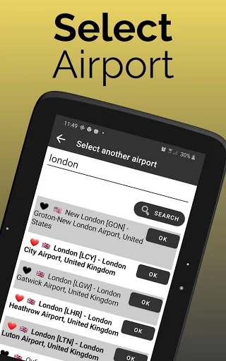 Leeds Bradford Airport Flights ڈاؤن لوڈ کریں – براہ راست فلائٹ اپ ڈیٹس - Screenshot 15