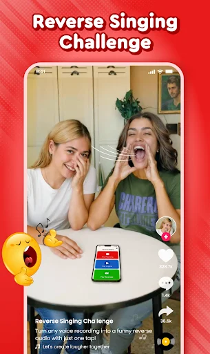 Reverse Play : Sing Challenge ڈاؤن لوڈ کریں – الٹا گانا گائیں اور مزہ کریں - Screenshot 1
