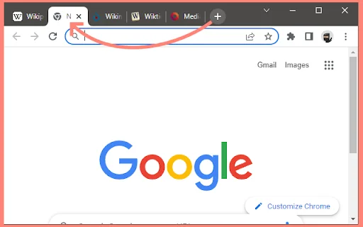 Open New Tab After Current Tab ڈاؤن لوڈ کریں – براؤزر کی پیداواری صلاحیت بڑھائیں - Screenshot 1