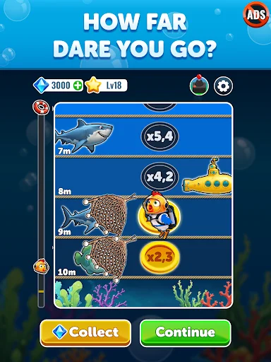 Chicken Cross – Sea Cross 2 ڈاؤن لوڈ کریں – مفت گیمنگ کا مزہ - Screenshot 7