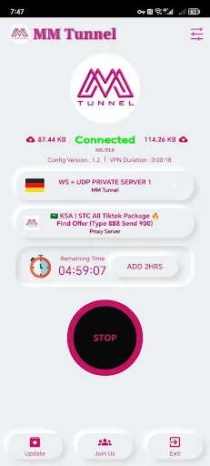 MM Tunnel Latest Version Download – Fast & Secure VPN - Screenshot 2