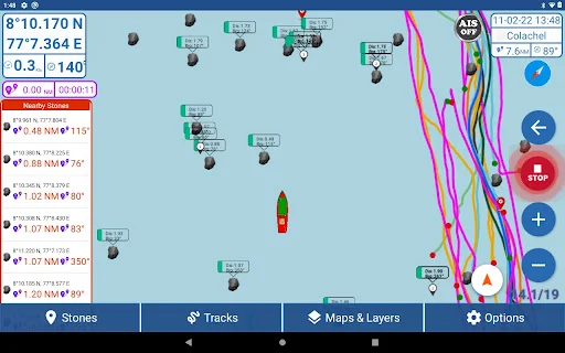 Kadal Map ڈاؤن لوڈ کریں – ماہی گیروں کے لیے بہترین نیویگیشن - Screenshot 14