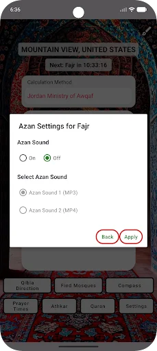 Qibla Finder, Quran & Mosques ڈاؤن لوڈ کریں – درست قبلہ رخ - Screenshot 8