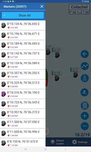 Kadal Map ڈاؤن لوڈ کریں – ماہی گیروں کے لیے بہترین نیویگیشن - Screenshot 10
