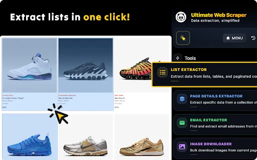 Ultimate Web Scraper ڈاؤن لوڈ کریں – ڈیٹا نکالنے کا بہترین ٹول - Screenshot 2