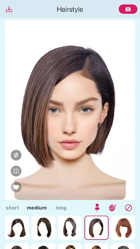 Hairstyle Try On – AI Haircut ڈاؤن لوڈ کریں – ورچوئل ہیئر اسٹائلنگ مفت - Screenshot 14