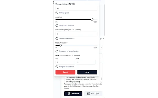Duey.ai ڈاؤن لوڈ کریں – Google Docs کے لیے بہترین Auto Typer اور Humanizer - Screenshot 3