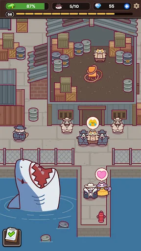 Cat Mafia : Idle Tycoon Games ڈاؤن لوڈ کریں – بلیوں کا شاندار بزنس گیم - Screenshot 12