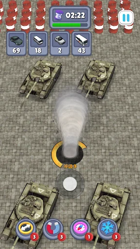 Whirlwind Destroyer ڈاؤن لوڈ کریں – طوفان کو کنٹرول کریں اور شہر تباہ کریں - Screenshot 5