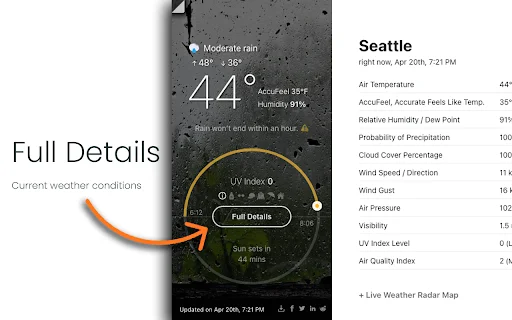 UV Weather ڈاؤن لوڈ کریں – ریئل ٹائم موسم اور AI رپورٹس - Screenshot 2