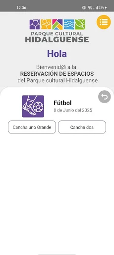 Parque Cultural Hidalguense ڈاؤن لوڈ کریں – ہڈالگو پارک بکنگ ایپ - Screenshot 6