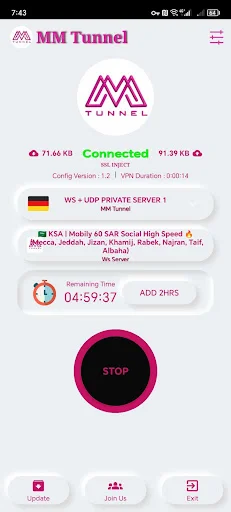 MM Tunnel Latest Version Download – Fast & Secure VPN - Screenshot 1