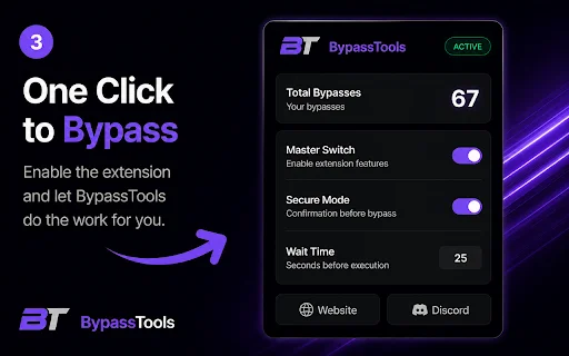 Bypass Tools Helper ڈاؤن لوڈ کریں – تیز اور محفوظ براؤزنگ - Screenshot 3