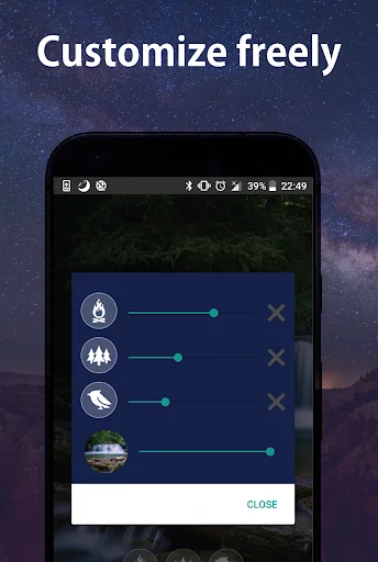 Sleep Sound ڈاؤن لوڈ کریں – پرسکون نیند کے لیے بہترین مفت میوزک ایپ - Screenshot 4