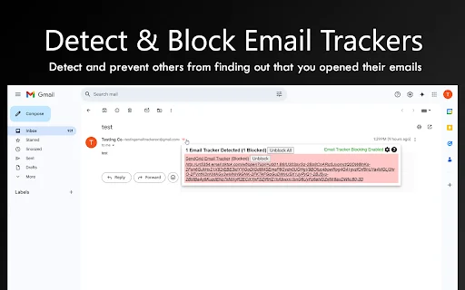 Email Tracker ڈاؤن لوڈ کریں – مفت ای میل ٹریکنگ اور سیکیورٹی - Screenshot 3
