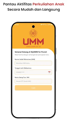myUMM For Parent ڈاؤن لوڈ کریں – طلباء کی تعلیمی کارکردگی کی نگرانی - Screenshot 1